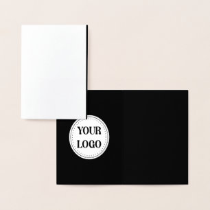 Custom, Elegant, Wedding Ceremony Keepsake Invita Foil Card