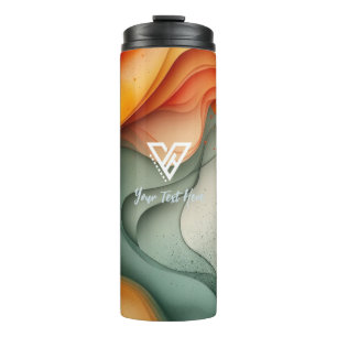 Custom  :   Elemental Art Drinkware Thermal Tumbler