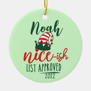 Custom Elf Ornament - Personalized Christmas Decor