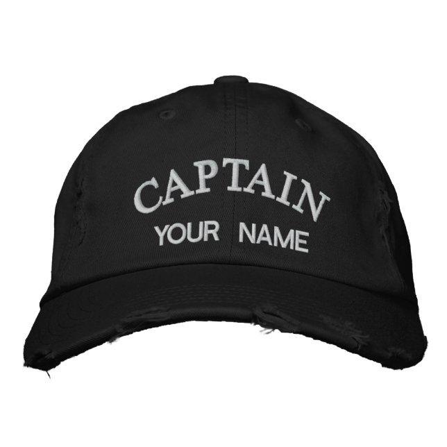 Custom Embroidered Captain Template Hat (Front)