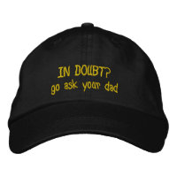 Custom Embroidered Dad Hat - Personalized Text Cap