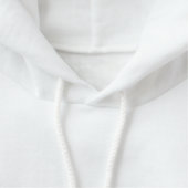Custom  embroidered hoodie (Detail - Neck (in White))