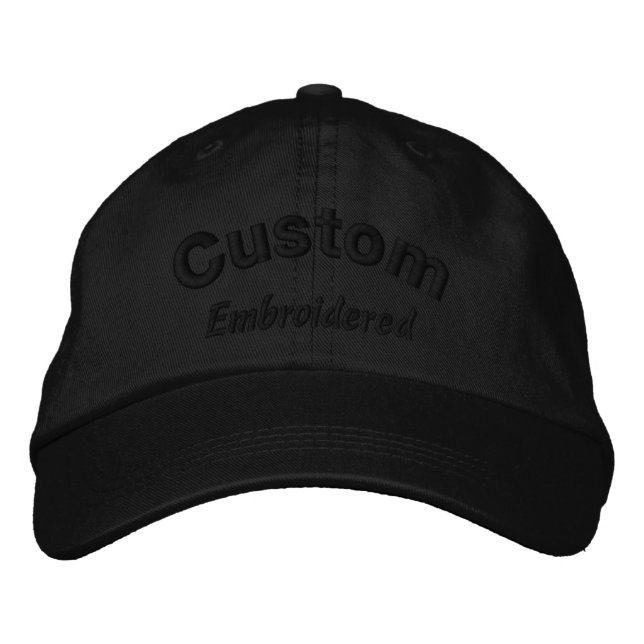 Custom Embroidered , personalized gift for her Embroidered Hat (Front)