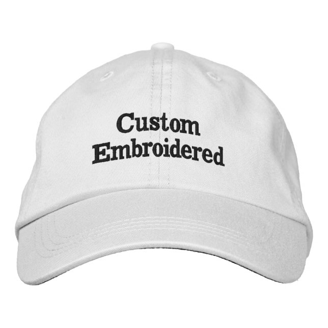 Custom Embroidered Snapback Personalized Baseball  Hat (Front)