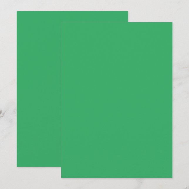 Custom Emerald Green Button Pin Announcement (Front/Back)