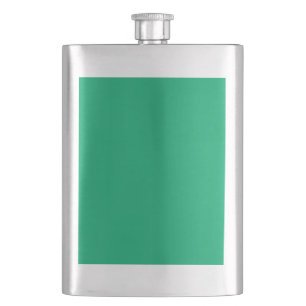 Custom Emerald Green Classic Flask
