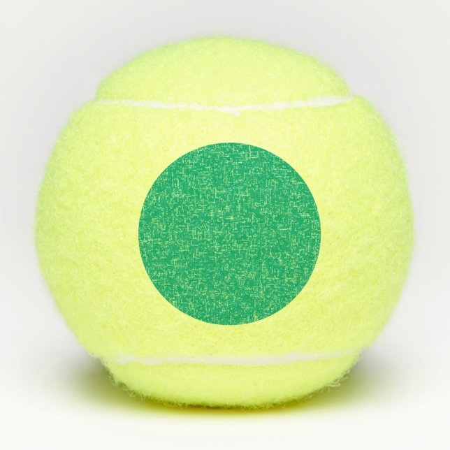 Custom Emerald Green Tennis Ball (Front)