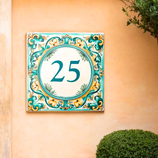 Custom Emerald Grove House Number Tile (Creator Uploaded)