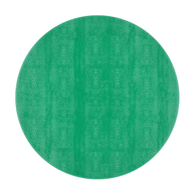 Custom Emerald Round Cutting Board (Front)