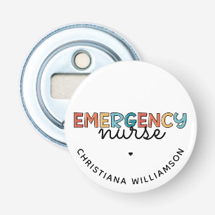 Custom Emergency Nurse ER Nurse Personalized Gifts Bottle Opener