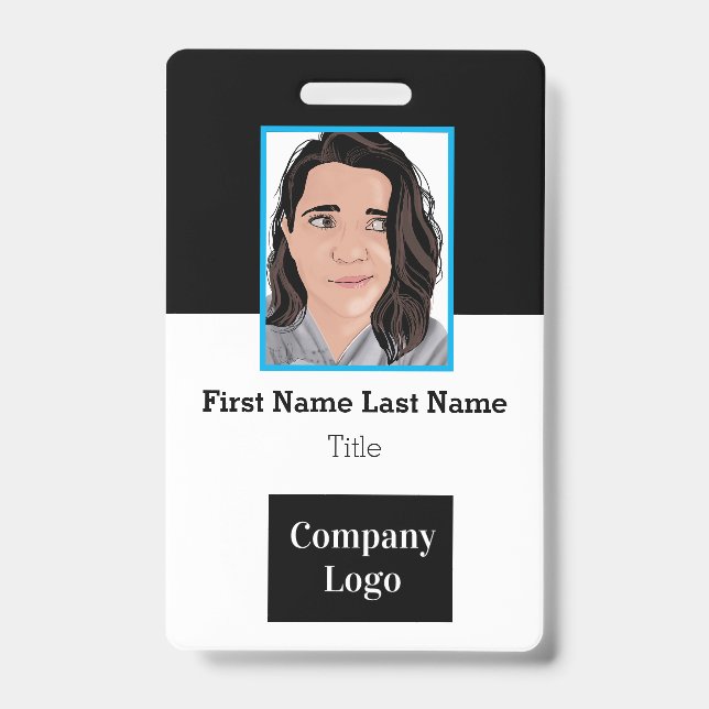 Custom Employee Badge - (Front)