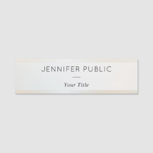 Custom Employee Crew Staff Team Member Visitor Name Tag