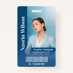Custom Employee ID Badge