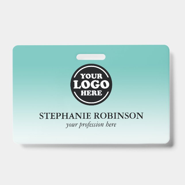 Custom Employee, Logo Name Badge | Custom Colour (Front)