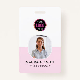 Custom Employee   Minimalist Business Employee Badge