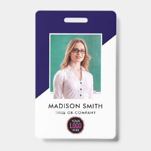 Custom Employee   Minimalist Business Employee Badge