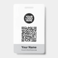 Custom Employee Name Business Logo Qr Code