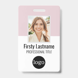 Custom Employee - Photo, Bar Code, Logo, Name Badg Badge