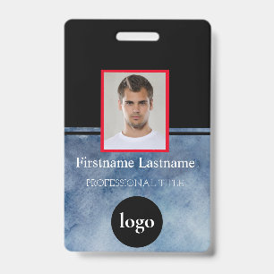 Custom Employee - Photo, Bar Code, Logo, Name Badg Badge