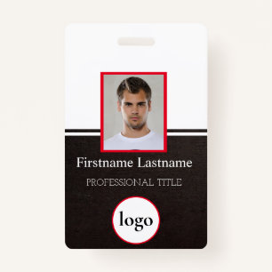 Custom Employee - Photo, Bar Code, Logo, Name Badg Badge