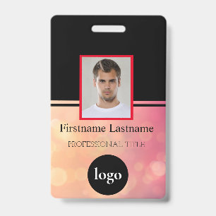 Custom Employee - Photo, Bar Code, Logo, Name Badg Badge