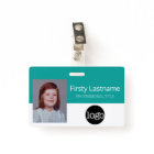 Custom Employee - Photo, Bar Code, Logo, Name