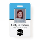 Custom Employee - Photo, Bar Code, Logo, Name