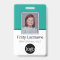 Custom Employee - Photo, Bar Code, Logo, Name