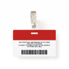 Custom Employee - Photo, Bar Code, Logo, Name