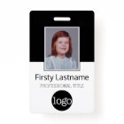 Custom Employee - Photo, Bar Code, Logo, Name