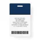 Custom Employee - Photo, Bar Code, Logo, Name