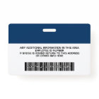 Custom Employee - Photo, Bar Code, Logo, Name