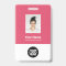 Custom Employee Photo, Bar Code, Logo, Name Badge