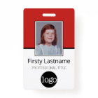 Custom Employee - Photo, Bar Code, Logo, Name