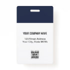 Custom Employee Photo, Bar Code, Logo, Name