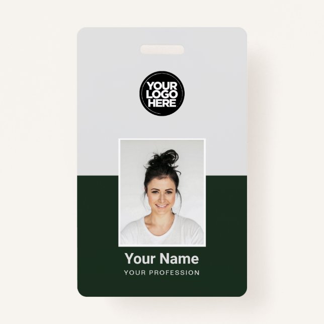 Custom Employee Photo Company Security Id Badges (Front)