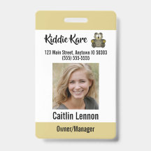 Custom Employee Photo ID