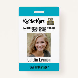 Custom Employee Photo ID Badge