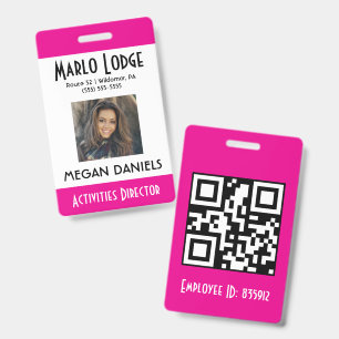 Custom Employee Photo ID Badge