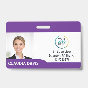 Custom Employee Photo ID Badge