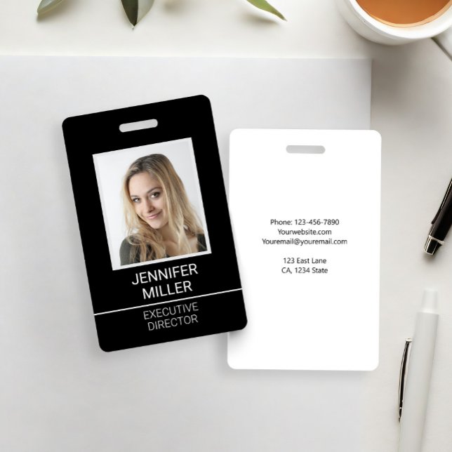 Custom Employee Photo ID Security Badge (Creator Uploaded)