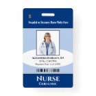 Custom Employee Photo Logo Bar Code Name