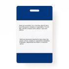 Custom Employee Photo Logo Bar Code Name