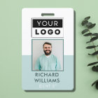Custom Employee Photo Logo Name