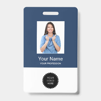 Custom Employee Photo Logo Office Name Tags Badges