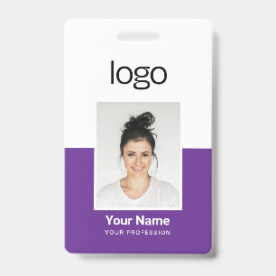 Custom Employee Photo Name Tag Badges