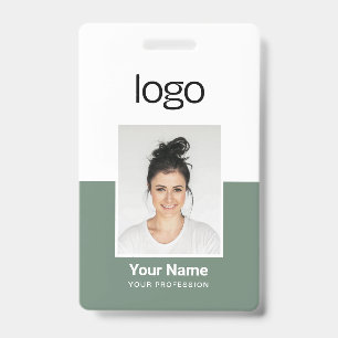 Custom Employee Photo Name Tag Badges