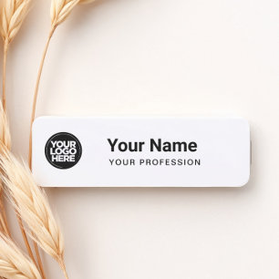 Custom Employee Pin Name Tag or Magnetic with Logo