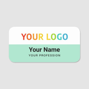 Custom Employee Pin Name Tag or Magnetic with Logo