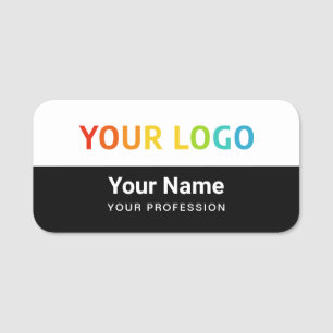 Custom Employee Pin Name Tag or Magnetic with Logo